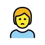 Person Frowning SVG Icon